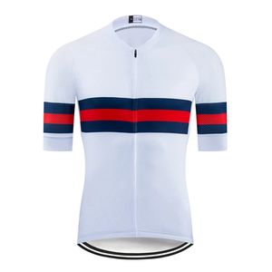 2024プロチームサマーバイクシャツメンズサイクリングジャージー3/4スリーブスポーツウェアMaillot Ciclismo MTB通気性服