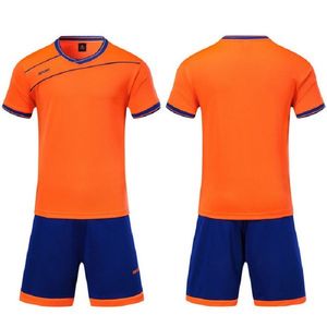 2021 Custom Soccer Jerseys Sets Smooth Royal Blue Football Sweat Absorberend en Ademend Children's Training Suit Jersey 25