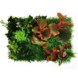 Planta artificial planta simulação de parede suculenta folhas falsas 40cm * 60 cm 211104