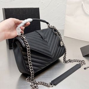 Kadın Zincir Çanta Tasarımcısı Lüks Flap Crossbody Çanta Messenger Çanta V-Izgara Postacı Çantası Çanta Klasik Kadın Omuz Çantası Çanta Büyük Kapasiteli Flap Paket Kılıfı