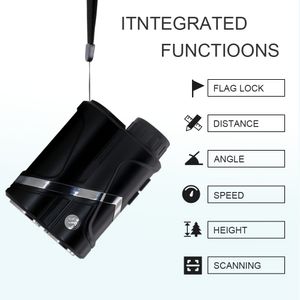 Andere meet analyse instrumenten Telemetro Golf Laser Rangefinder Flag Lock Afstand Hoogte Hoeksnelheid Range Finder voor Jacht USB Opladen