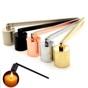 Stainless Steel Candle Flame Snuffer Wick Cover Home Party Decor Candles Firfe Cutter HomeHand Put Off Tool Kit Accessories Holder Holders CandleCover WLL484
