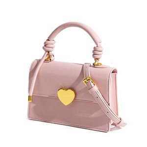 Вечерняя сумка тринадцать линий розовый замок сердца небольшой квадратный день Святого Валентина ограниченный конверт текстура уклон в женщин