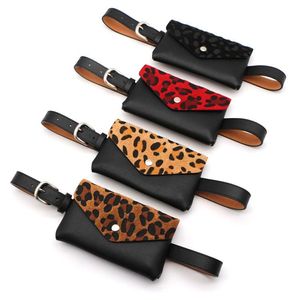 Belts Women Waist Pack Female Belt Bag Packet Removable Leopard Travel Small Phone Pouch Bags Design Girls Fanny