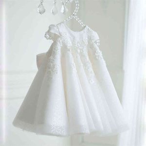 Christening Dress 1 rok Urodziny Dziewczynek Sukienka Weselna Kwiat Księżniczka Dzieci Sukienki Dla Dziewczyn Baby Chrzest Dress G1129