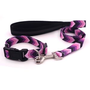 Designer British Style 10 colori Guinzagli e collari per cani e gatti Set Stampa a sublimazione Comode giunture colorate Guinzaglio per collare per cani resistente allo sbiadimento per cagnolino di piccola taglia