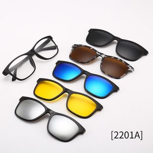 Gafas de sol Hombres polarizados Mujeres en Clip magnético en gafas TR90 Eyewear de prescripción óptica Eyeglass M261
