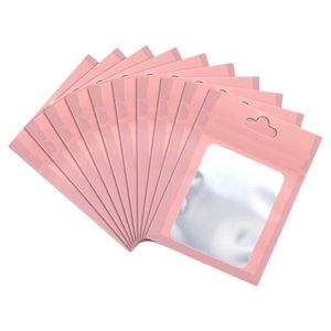 Wholesale windows clear for sale - Group buy Pieces Resealable Storage Bags With Clear Window Pouch For Self Sealing Supplies X Inch Gift Wrap