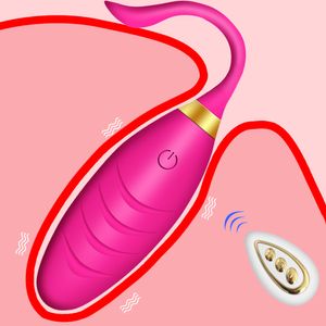 Bezprzewodowe wibrujące jajko dla kobiet g-punkt stymulator zdalny sterowanie miłosnymi towarami wibrator żeńsko seksowne zabawki dorośli