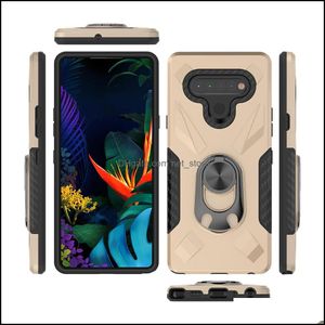 Wholesale lg stylo metal case for sale - Group buy Cases Aessories Cell Phones Aessoriesfor Stylo Shockproof Admiral Ring In Tpu Metal For Lg K51 Phone Case B Drop Delivery Axsbm