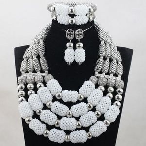 Brincos colar na moda bola de cristal jóias conjunto africano nupcial para a noiva presentes mulheres pulseira de custome anj408