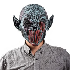 Full Face Latex Halloween Party Masks No Mouth Monster Horror Mask Headgear Halloween Cosplay Costume Props