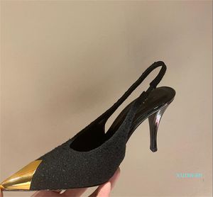 2022-Классическая мода женская роза высокие каблуки платье обувь вечеринка мода женщины сексуальная металлическая кожа