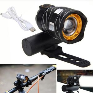 Bike Lights Bicycle Front Light USB Rechargeable Waterproof Highlight Warning For Mountain Road