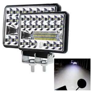 Araba LED Çalışma Işık Çift Lamba 60 W Highlight Off-Road Araba Çatı Projektör Bakımı Yardımcı Lamba Araba Far