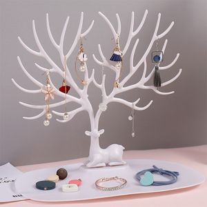 Little Deer Jewelry Display Stand Tray Tree Earrings Necklace Ring Pendant Bracelet Storage Racks Organizer Holder