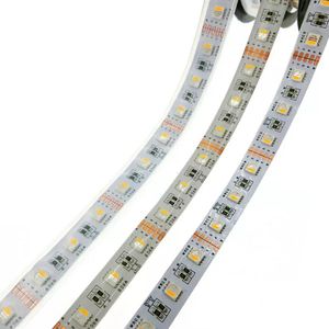 4 in 1 RGBW LED Strip 5050 DC12V Flexible LED Light RGB+White   RGB+Warm White LED Strip 60 LEDs m 5m lot