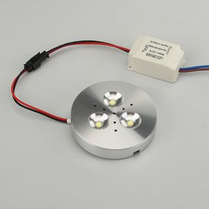 3W Unterschrank Puck Light Super Helles 30 Watt Äquivalent 110V-240V 2 Möglichkeiten zur Installation der Küchenbeleuchtung Schrank Flur Workbench Beleuchtung