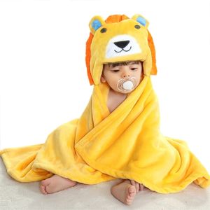 Winter and Autumn Cute Cartoon Design Blanket Bath Towel Baby Toddler Gear Accessories 210528