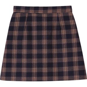 Skirts Autumn Winter Hip Warm Womens Korean Plaid High Waist Fashion Women Black Sexy Vintage Suede A-line Mini Skirt Shorts