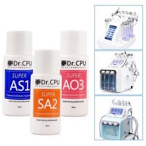 Soluzione per la macchina per il viso all'ossigeno all'idrogeno Prodotto per l'essenza della pelle pulita Siero per peeling all'acqua per la pulizia profonda della dermoabrasione AS1 SA2 AO3