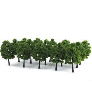 20 pcs 9cm cenário paisagem modelo árvore (verde escuro) 211104