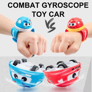 Spinning Top Children's watch gyro inertial rotation sliding Q car interactive battle boy toy