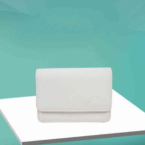 Shoulder Bags Rectangular Fashion Ladies Handbag Diagonal Leather Simple Wallet External Shopping Purses 1026