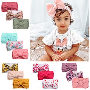 Wholesale baby girl headbands sets for sale - Group buy 3 Set Baby Girl Headbands Flower Bows Elastic Soft Headband Girls Hair Bands Hair Accessories for Dropshipping