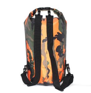 Portable Waterproof folded dry Bag leisure camping Hiking Outdoor drift Beach Ocean Backpack storage Bags for Canoe Kayak Rafting swimming 10L 20L 30L