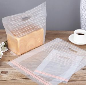 Gift Wrap 4000pcs High Quality Dessert Bag Cake Toast Bread Bag Take-away Packaging Pouch Bakery SN3080