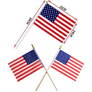 Länder Usa großhandel-3x5 ft amerikanische Flagge cm Vereinigte Staaten Sterne Streifen USA Flaggen US General Wahlland Banner V2