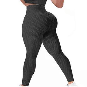 Tayt Spor Yüksek Bel Spor Tayt Kadın Egzersiz Push Up Yoga Legging Moda Katı Renk Vücut Geliştirme kadın Pantolon Spor Salonu H1221