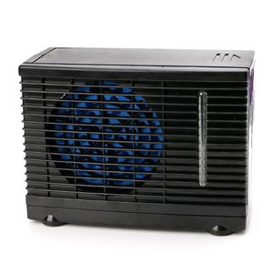 Justerbar 12V 60W bil luftkonditioneringskylare Kylfläkt Vatten Ice Evaporative Portable Fläktar