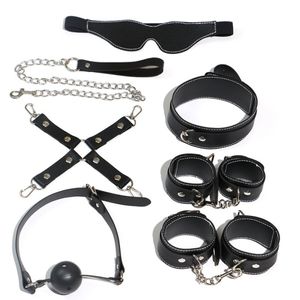 Wholesale toy seven for sale - Group buy Sm Adult Fun Products Single Skin Seven Piece Twelve Set Handcuffs Alternative Decompression Toys Binding K6F2