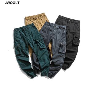 Wysokiej jakości Wojskowe spodnie taktyczne Mężczyźni Multi-Kieszonkowy Płucni Kombinezony Mężczyźni Slim Fit Bawełniane Spodnie Męskie Joggers Cargo Spodnie 210528