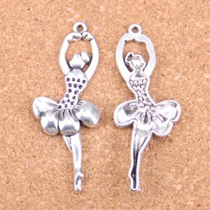 33pcs argento antico placcato bronzo ballerino di balletto charms pendente fai da te collana braccialetto risultati del braccialetto 51 * 20mm