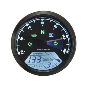 12000RMP LCD Digital Speedometer Odomometer Motorcykel 1-4 cylindrar