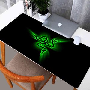 RazerゲームパッドゲーマーキーボードデスクマットテーブルカーペットマウスパッドXXL 900x400コンピューターのラップトップパッド