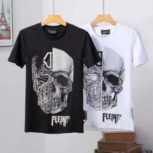 Plein Bear T Shirt Mens Designer Tshirts Rhinestone Skull Mężczyźni Koszulki Klasyczne Wysokiej Jakości Hip Hop Streetwear Tshirt Casual Top Tees PB 16272