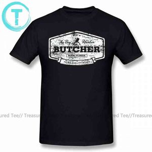 Dexter T Shirt Bay Harbor Butcher slitna look T-shirt Kortärmad mode Tee Shirt Oversized 100 Cotton Graphic Tshirt G1222