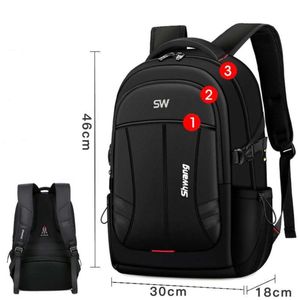 Fashion Men's Backpack Notebook Computer Large Capacity Bags For Teenagers High Quality College Students Bag Male Sell 210929