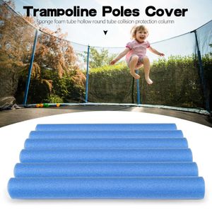 10PCS 40CM Trampoline Poles Cover Padding Foam Tubing Foamed Pipe Sponge Casing Protective Trampoline Pole Foam Sleeves Blue