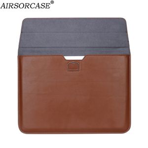 PU skórzana koperta laptopa torba komputerowa obudowa rękawa dla MacBooka New Air Pro Retina 11 12 13 15 13,3 15,4 cala torba notebookowa