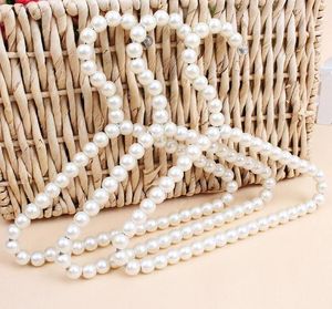 Elegant Plast Pearl Baby Kläder Hängare Racks Barntorkande hängare för barnkläder Butik Tillbehör Partihandel