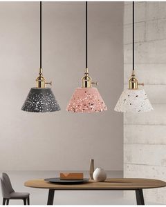 Wholesale chandelier for small dining room resale online - Pendant Lamps Modern Simple Dining Room Lamp Marble Pattern Bar Chandelier Bedside Northern Europe Creative Small