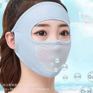 Summer, Ice in Silk Protect Whole Face From Sun. Outdoor Sun Mask Can Cover the Riding, Ventilation and Dust for Men shipping fee