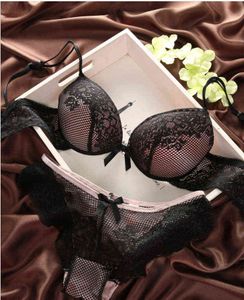 NXY Seksi Set Femme Iç Çamaşırı Seksi Külot Dantel Lingerie Push Up İnce 3/4 Fincan Bralette Külot Brain Külotlu Güzellik Back Top Botlar 1127 1127