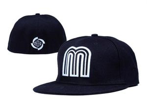 Hot Mexico M letter Baseball Bonés femininos masculinos gorras bones aba reta touca toca Chapéus de ajuste plano