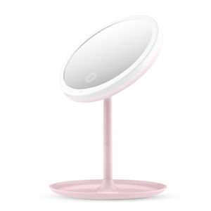 Vanità per il trucco con luci a LED regolabili Touch Screen Cosmetici Ingrandimento Specchi di bellezza desktop multifunzione